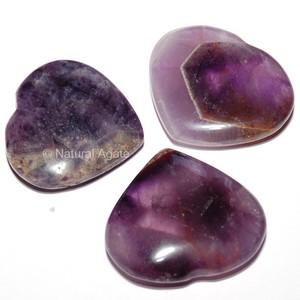 Corazones de Cuarzo Amatista Tallados al por Mayor |   Corazones de Cuarzo Amatista Ecológicos Disponibles en Línea |   Cuarzo Amatista Feng Shui - Product Image 1