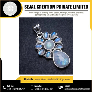 Vente directe de l'usine 925 Sterling Silver Gemstone Pendant Charms - Product Image 3