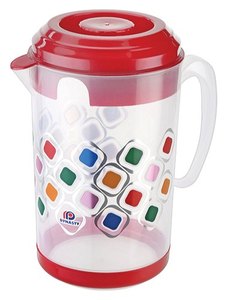 Elegante jarra de plástico impresa con temática solar para agua y bebidas Elegante tetera y tetera - Product Image 4