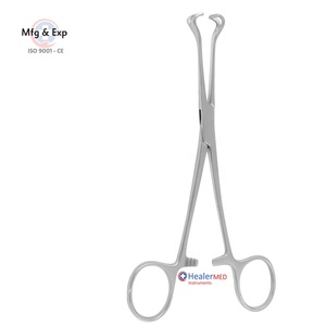 Pinzas para Tejidos Babcock - Pinzas de Agarre y Hemostáticas de Acero Inoxidable, Instrumentos Quirúrgicos Manuales, Herramientas Quirúrgicas Básicas - Product Image 4