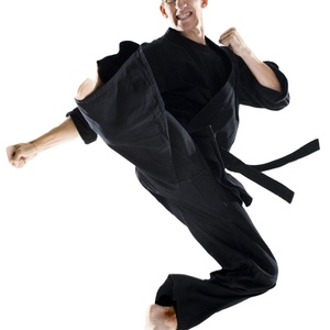ขายส่งที่มีคุณภาพสูงคาราเต้เครื่องแบบศิลปะการต่อสู้สวมใส่/ที่กำหนดเองคาราเต้เครื่องแบบ/ผ้าถัก - Product Image 1
