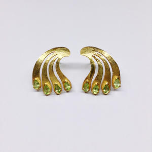 Argent Sterling 925 Sur Mesure Fournisseur Grossiste À La Main Unisexe Femme Faible QUANTITÉ MINIMALE DE COMMANDE Pas Cher Unique Élégante Boucle D'oreille en pierre Naturelle - Product Image 3