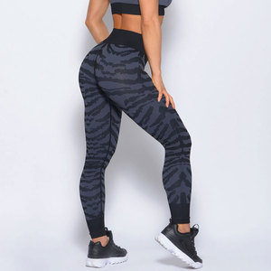 Custom 2022 Girls Wearing Fitted Gym Leggings Yoga pants Fitness with custom logo and style Breathable Quick Dry Sportswear - Product Image 4