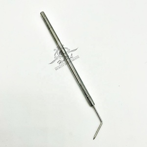 Herramienta de elevación de pestañas de acero inoxidable personalizada, pinzas de extensión de pestañas con punta de volumen, Etiqueta Privada, accesorio de elevación de pestañas de cejas - Product Image 1