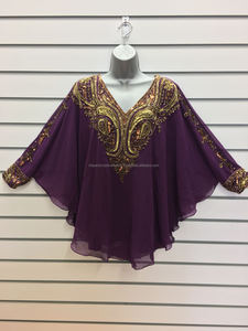 ชุดเดรสสั้นสไตล์โมร็อกโกทรงคาฟตันแฟชั่นพื้นเมืองชุดปาร์ตี้สำหรับผู้หญิงผู้ใหญ่ฟรีไซส์ปักลูกปัดหนัก13เม็ด - Product Image 5