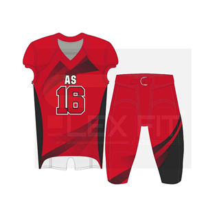 Uniforme de football de bonne qualité avec design personnalisé, ensembles d'uniformes de football américain en polyester - Product Image 6