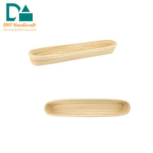 44x5xh8cm y dimensión personalizada Cesta larga de baguette Ratán Material ecológico Cesta de prueba de panadería de Vietnam - Product Image 4