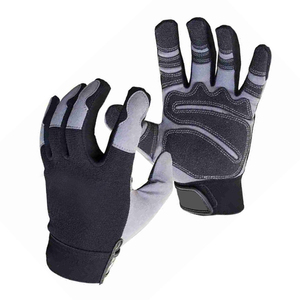 Venta caliente Precio de fábrica Guantes de mecánico de cuero con diseño de logotipo personalizable de goma de calidad superior Keembro de alta calidad - Product Image 1