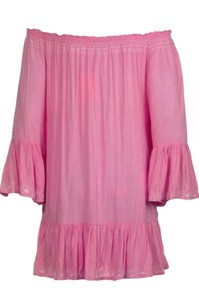 Boho Summer Short <b>Kaftan</b> Dress Western Ruffle Geometric Embroidered Sexy Strapless Cover Natural Waistfit Custom Mirror Fits - Product Image 5