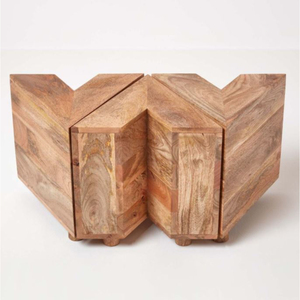 Tables basses de forme croisée avec table basse intelligente en bois massif avec meubles de salon en métal Tables d'extérieur pour la décoration intérieure - Product Image 5