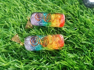 Colgante de Orgón de 7 Chakras, Cristal Natural, Sanación Energética, Meditación, Equilibrio Espiritual, Colgante Hecho a Mano - Product Image 2