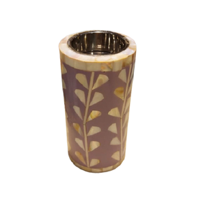 Brûleur d'encens à incrustation d'os de qualité exclusive Design tendance Brûleur de Oud de forme ronde Brûleur Bakhoor par Home Arts - Product Image 2