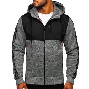 Sweats à capuche en molleton personnalisables de haute qualité sweats à fermeture éclair motif imprimé en 3D Logo brodé pour l'hiver teint en plaine factoriel - Product Image 1