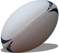 Pelota de Rugby táctil cosida totalmente a mano, con vejiga, caucho sintético 2022, balón de fútbol táctil