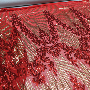 Hai Màu Sắc Có Sẵn Đầy Đủ Sequin Mua Sequin Vải Wedding Dresses <span class=keywords><strong>Net</strong></span> Vải - Product Image 4