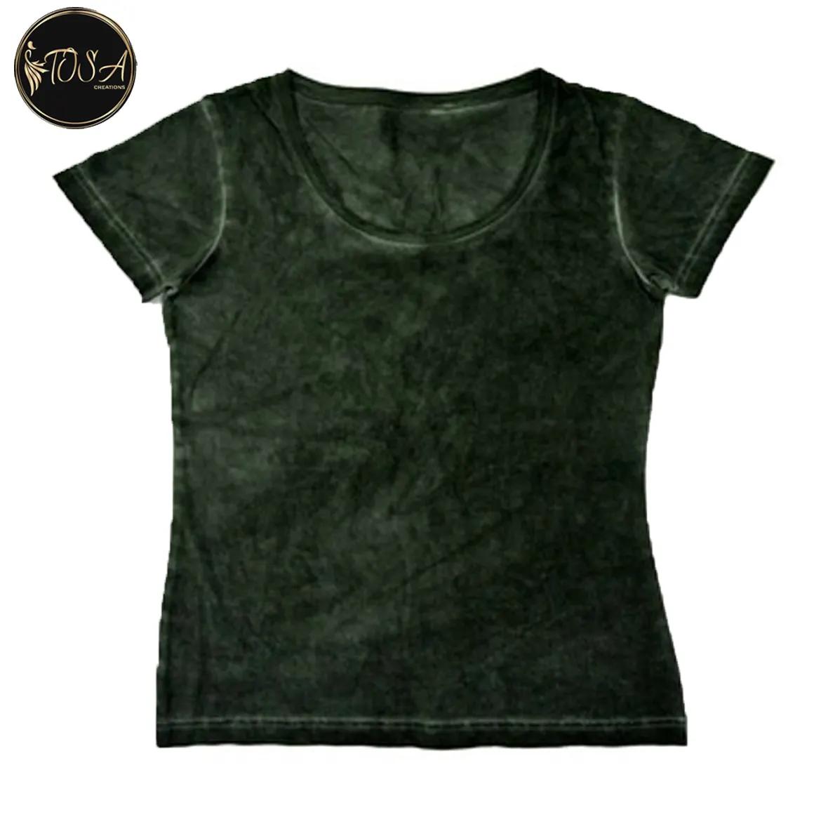 100% Baumwolle Cool Dyeing Phantasie Damen T-Shirt Großhandel Bulk Menge Frauen Sport Plain T-Shirt 2021 Mode Günstigeres Mädchen T-Shirt