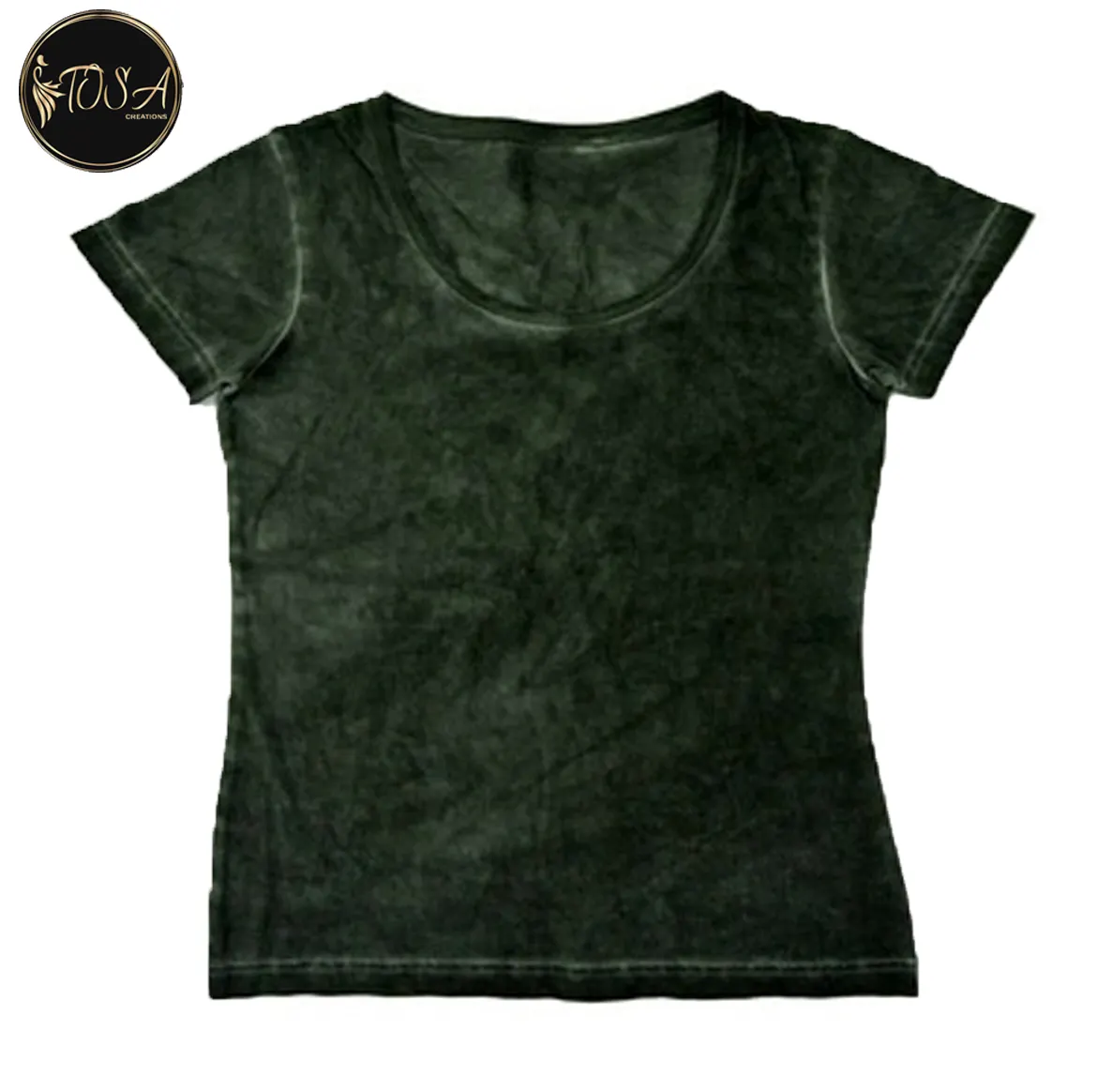 100% algodón fresco teñido elegante venta al por mayor, camiseta de la cantidad a granel de deporte para mujeres camiseta moda 2021 más barato camiseta chica