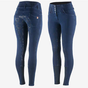 Pantalones de Montar de Mezclilla para Mujer Joxar con Forro Polar, Modelo Jodhpur y Breeches JI-0407, Hechos en Pakistán - Product Image 6