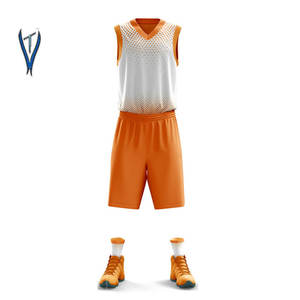 Maillot de basket-ball pour homme sur mesure, taille plus, 100% polyester, design respirant, sublimation, ensembles d'uniformes de basket-ball personnalisés pour le collège - Product Image 3