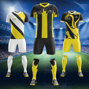 Ensemble de vêtements de football personnalisés pour garçons Uniforme de football respirant avec service OEM - Product Image 2