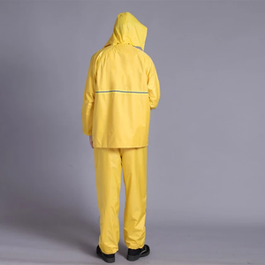 Veste de moto de pluie en polyester imperméable pour homme avec pantalon ensemble vestes de pluie - Product Image 6