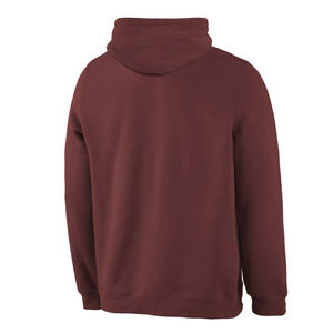 Sudadera con capucha de lana Burdeos para hombre de calidad superior Sudadera con estampado bordado de logotipo personalizado Suministro OEM - Product Image 2