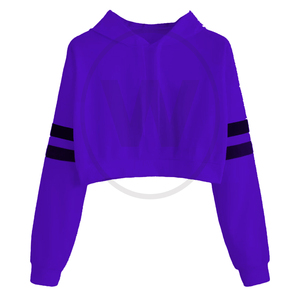 Sweat à capuche Crop Top Offre Spéciale Nouveau Manches Longues Surdimensionné Dames, sweats à capuche en gros - Product Image 1