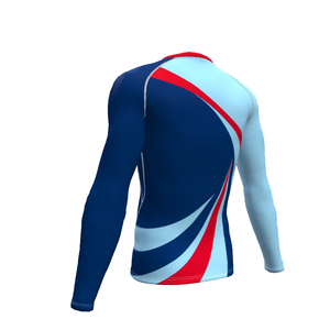 Maillot de bain de compression à manches longues pour homme, imprimé par sublimation, séchage rapide, pour le surf, la plongée et les sports nautiques - Product Image 4