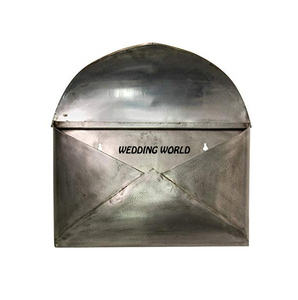 Jardinière murale galvanisée classique élégante faite à la main, vente en gros, poche murale Vintage, jardinière décorative classique élégante - Product Image 6