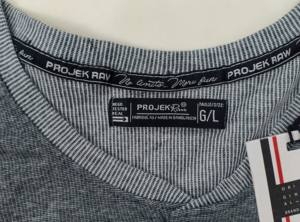 Camisetas de Algodón para Hombre de Primera Calidad, Marcas Originales, Lote de Excedentes de Bangladesh, Manga Corta, Cuello Redondo, Camiseta de Verano - Product Image 3