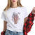 Camiseta estampada informal para mujer de Bangladesh 100% algodón de manga corta con decoración de logotipo último diseño orientado a la exportación - Product Image 5
