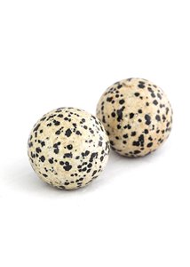 Sphère de Jaspe Dalmatien Naturel Polie, Pierre Précieuse, Vente en Gros - Product Image 3
