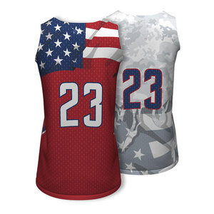 Uniforme de Baloncesto Reversible Personalizado con Impresión por Sublimación al por Mayor, Tejido de Malla Transpirable OEM - Product Image 3