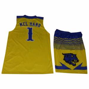 ชุดบาสเก็ตบอลแฟชั่นสำหรับผู้ชาย,ลายตาข่ายสั่งทำพิเศษ - Product Image 6