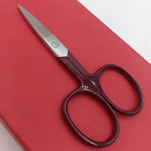 Tijeras para Cejas de Alta Calidad con Recubrimiento en Polvo, Hoja Recta, Punta Afilada, Acero Inoxidable, con su Propio Logotipo Personalizado - Product Image 1