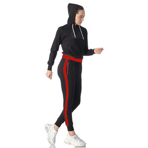 Survêtement Femme Haute Qualité Col Montant Capuche Avec Pantalon à Vendre - Product Image 4