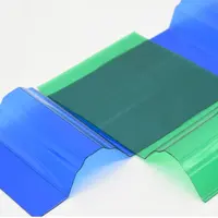 Langlebige recycelbare 1,2mm 1,5mm gewellte Polycarbonat platte für Dächer Made in China