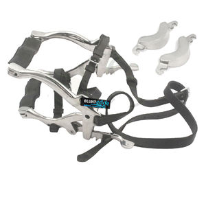 Haute qualité meilleure vente vétérinaire cheval bouche Gag acier inoxydable cuir cheval maréchal-ferrant outil équin dentaire bouche spéculum - Product Image 5