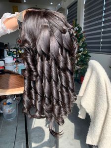 Extensions de cheveux humains vierges vietnamiens en gros, couleur naturelle, sans nœuds, sans perte, perruques rebondissantes, couleur Remy - Product Image 4