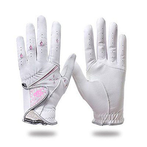 ถุงมือกอล์ฟสำหรับผู้หญิง มือซ้าย/มือขวา หนังคาเบรตต้านุ่ม ระบายอากาศได้ดี  ผิวสัมผัสกันลื่น ได้รับการรับรองมาตรฐาน ISO 9001/CE - Product Image 1
