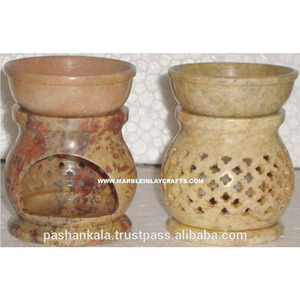 Quemadores de Aceite Aromático de Piedra de Savia Hechos a Mano - Product Image 1