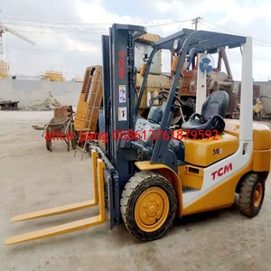 TCM Forklift Used Diesel 3 Ton Forklift Model FD30 Izusu/Nissan Engine 4WD 3m Lift Height Japan - Product Image 4