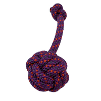 Échantillon gratuit OEM ODM de Vietnam Vente Chaude Noeuds Corde avec Joint Ball Dentaire De Nettoyage pour Animaux de Compagnie