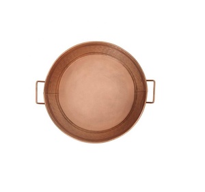 อ่างอาบน้ำทรงกลมทำจากทองแดงทำมือสีสันสดใสสร้างสรรค์ - Product Image 4