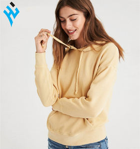 2025 Venta caliente 7 colores Logo EE. UU. Tamaño algodón manga larga pulóver mujeres Sudadera con capucha para gimnasio ropa Casual - Product Image 1