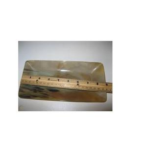 Bandeja para servir cuerno de búfer Natural, hecha a mano, tamaño personalizado y color blanco, con Embalaje seguro para el agua - Product Image 1