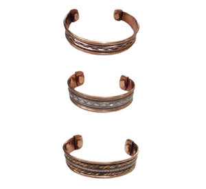 High Quality Women's Classic Fashionable Cuff <b>Bracelet</b> Brass Twisted Wire <b>Copper</b> Brass Metal Handicrafts India for - Product Image 3