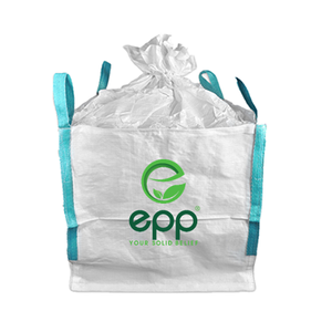 Vietnam Usine En Gros PP Tissé Super Sack 1500kg 2Ton FIBC Jumbo Sac Sable Fond Plat Boucles De Levage En Vrac Emballage Farine Alimentation - Product Image 1