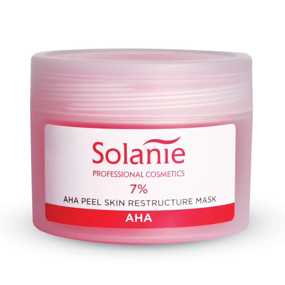 Solanie AHA Peel Skin Restruction Mask 100ml Haut aufhellung White ning Acidic Gel Mask Chemisches Peeling