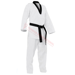 Uniforme de Taekwondo 100% coton unisexe pour adulte, costume traditionnel d'arts martiaux pour Judo et Jiu-Jitsu - Product Image 3